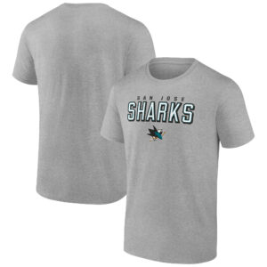 Men's Fanatics Branded Heathered Gray San Jose Sharks Swagger T-Shirt